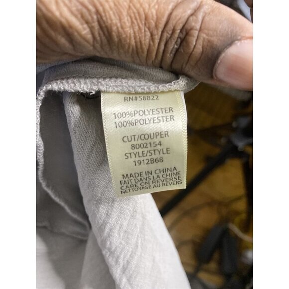 Max Studio Womens Clay Button-Down Maxi Dress Long Sleeve Size Large New - Picture 8 of 10